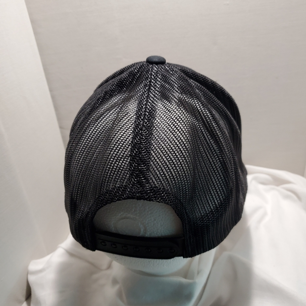 The Classics Billy Bob's Black Truckers Cap Mesh Back Snapback Nice Condition - Picture 2 of 4